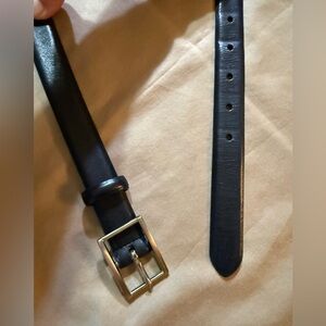 Coach Black Leather Belt - Marked